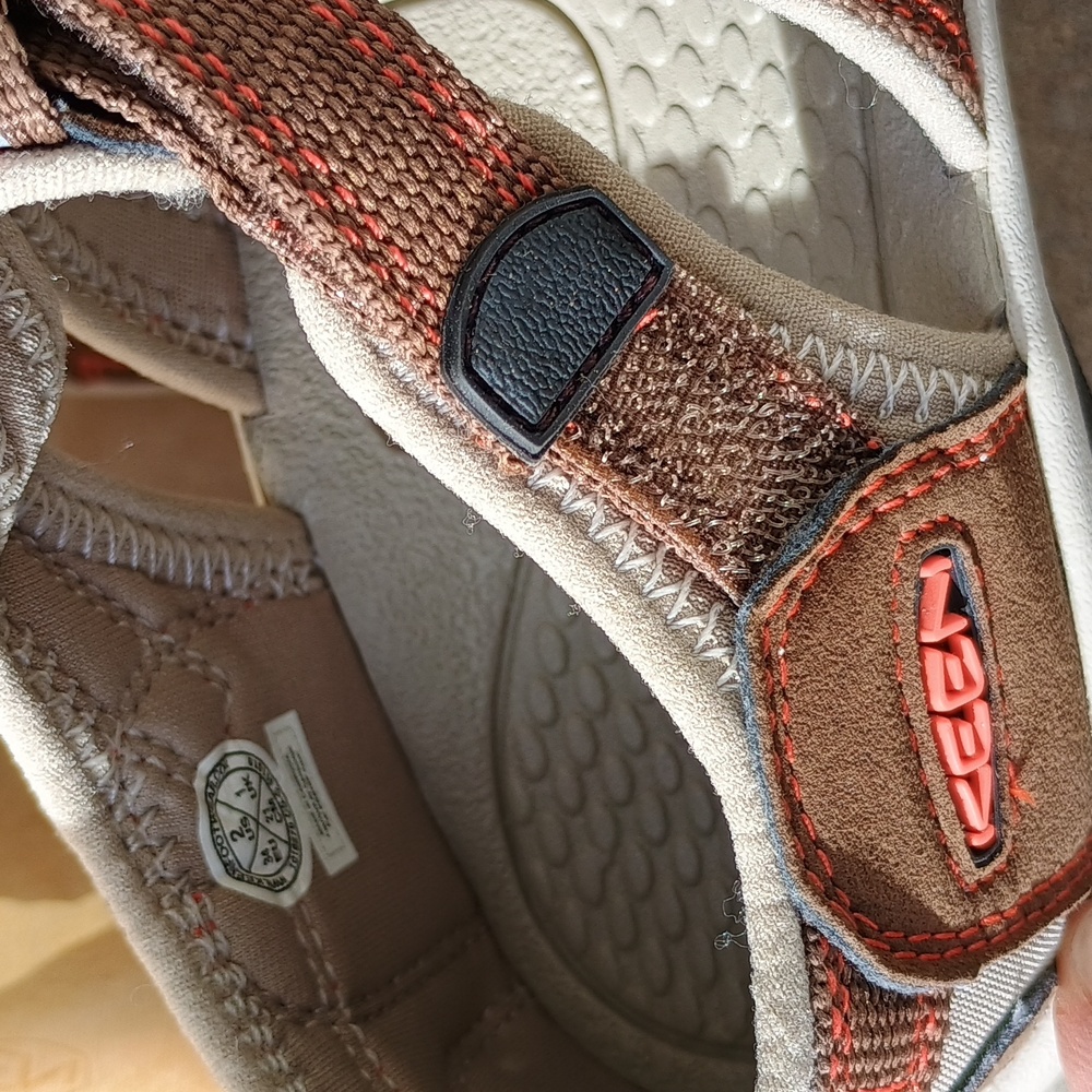 KEEN Kids Newport H2 Sandals - Dark Earth/Spicy Orange - Picture 3 of 4